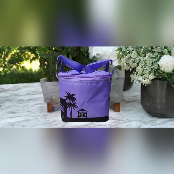 Trader Joe's Purple Mini Insulated Bag - Picture 2 of 2